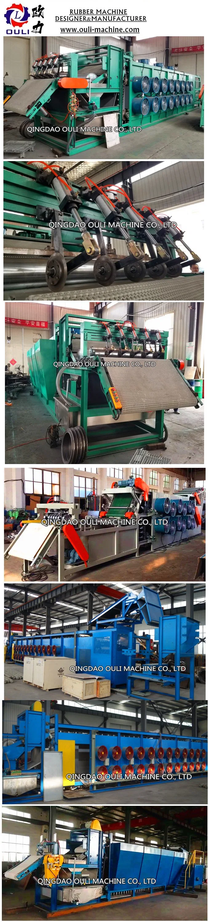 Batch off Cooler Line, Automatic Rubber Sheet Cooling Machine, Rubber Slab Cooling Unit