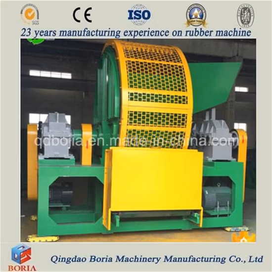 Ce&ISO&SGS를 갖춘 전자동 폐타이어 재활용 기계/타이어 재활용 기계(300~1000kg/h)