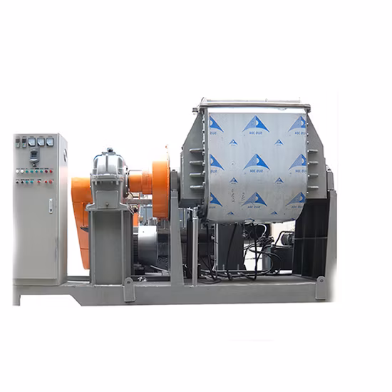 진공 가열 압출기 공간 모래/Z 블레이드 시그마 암 압출기용 유압 실험실 탄소 고무 기계